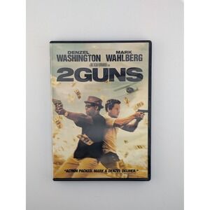 Universal 2 Guns DVD Movie Denzel Washington Mark Wahlberg Action Film